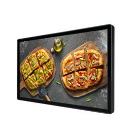 Super Thin LCD Advertising Screen 55 Inch Wall Mounted For Restaurant
