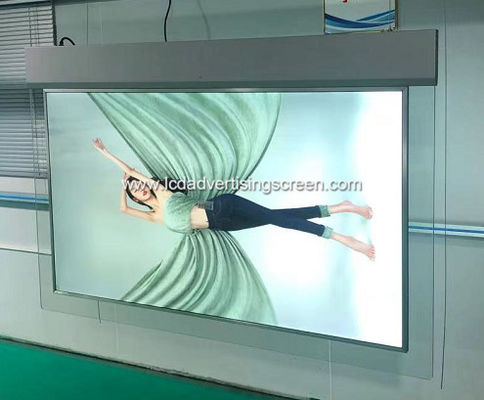 Top Ceiling Oled Transparent advertising Indoor double sided Digital Signage