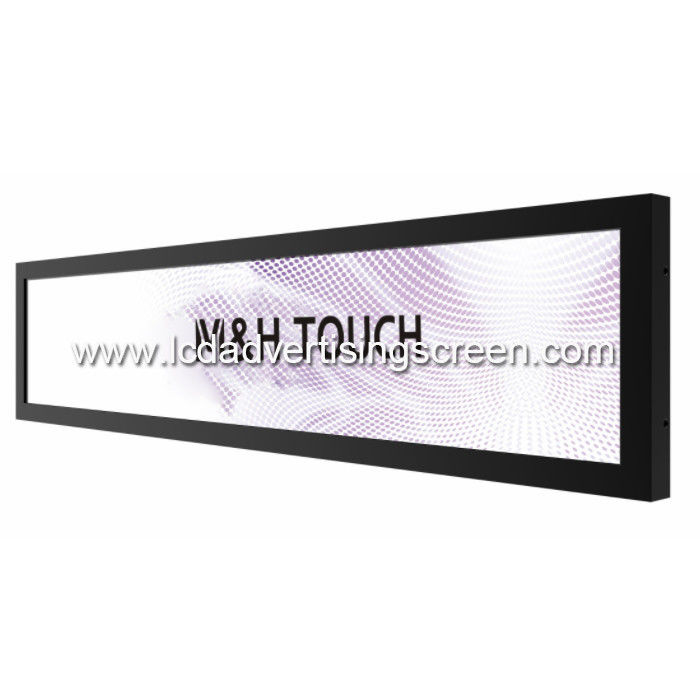 19.1 Inch Stretched Bar LCD Shelf Edge Ultra Wide Screen Display With HDMI Interface