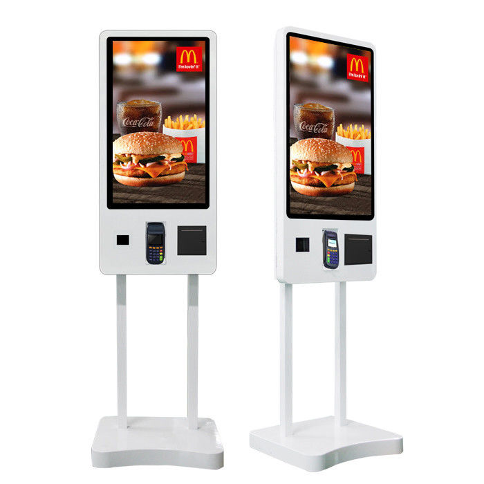 Ordering / Payment Restaurant Digital Signage QR Code And Receipt Or Ticket Printer