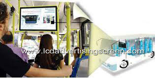 Android System Retail Signage Displays Wifi Wall Mounted Bus Player For Promotion