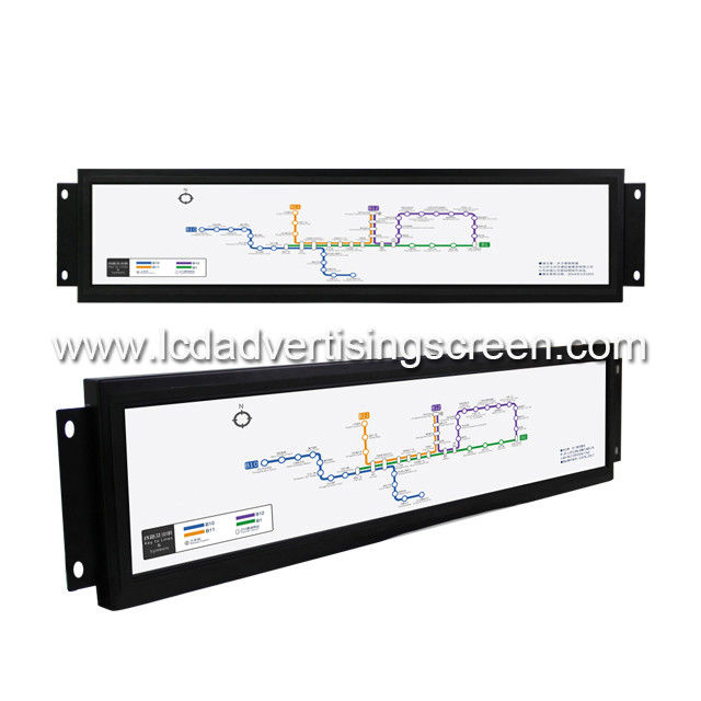 24.6" LCD Advertising Screen , LCD Bar Display 700nits 1920*578 Bus Stretched  Open Frame
