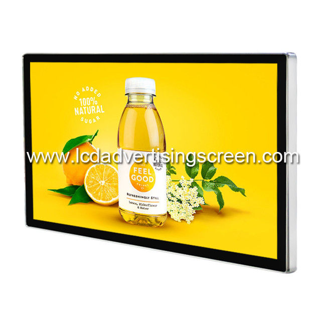 32 Inch Wall Mounted Lcd Advertising Screen Menu Board For Display Fast Food Bar Drink Advertising Display Monitor