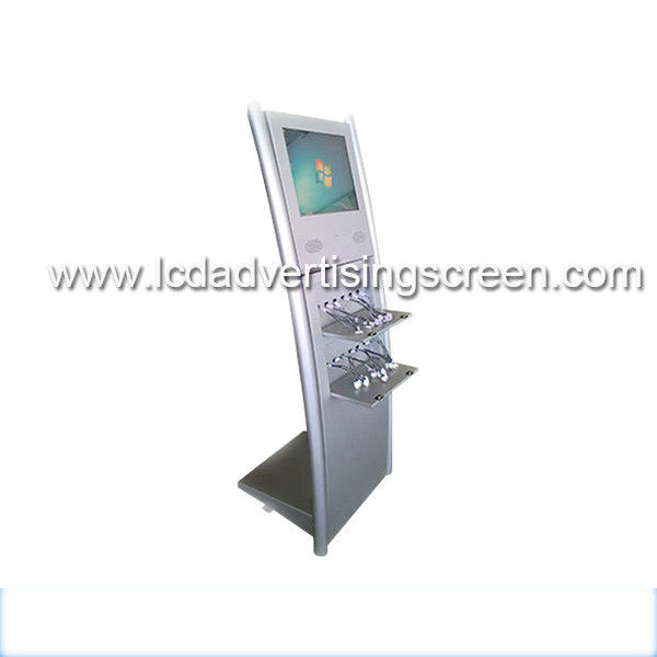Floor Stand Lcd Advertising Display Built In Multi Public Mobile Phone Charging Station