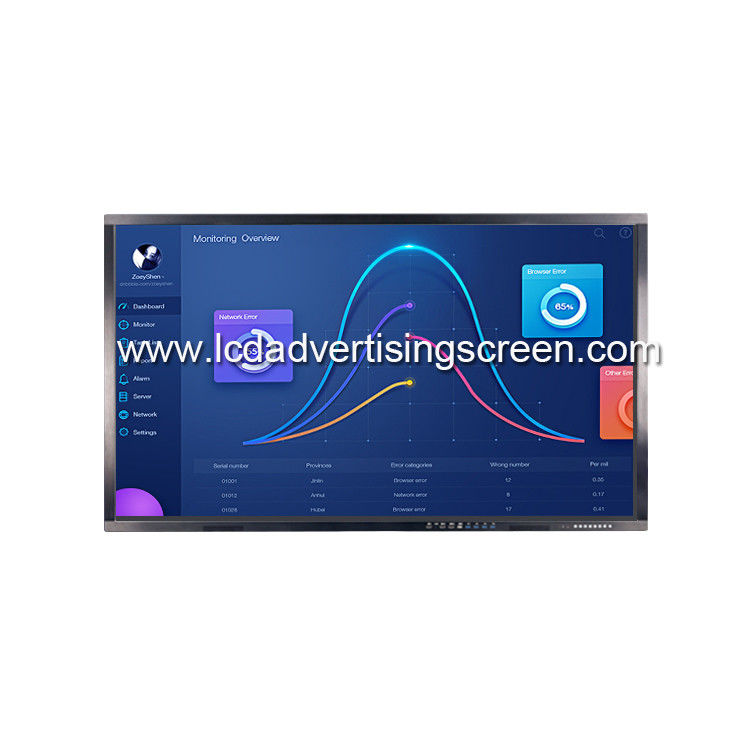300W 98" LCD IR Touch Screen Interactive Whiteboard