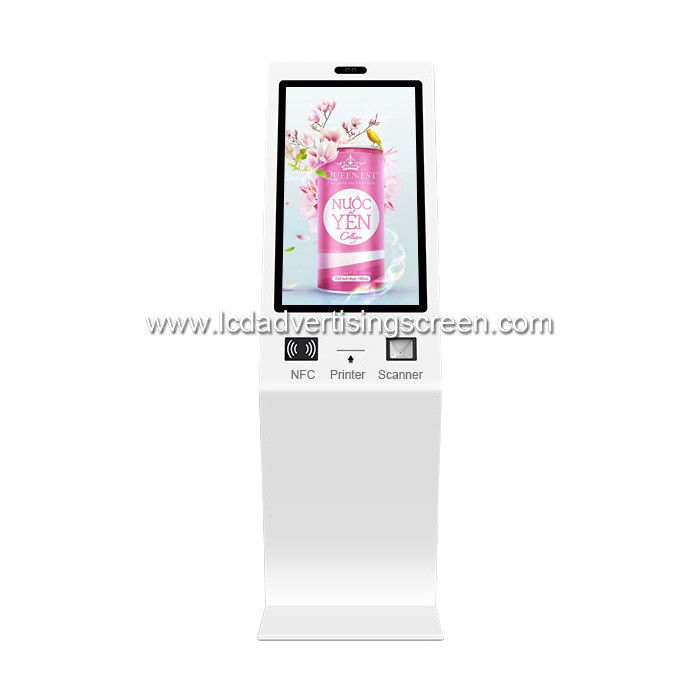 TFT LCD Touch Screen Self Service Tickets Machine For Station