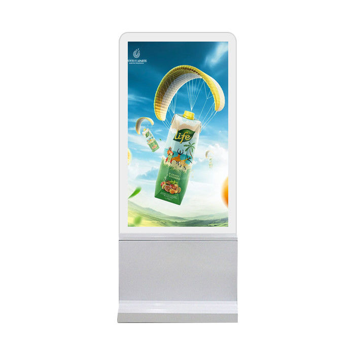55in Double Sided 1.98mm Glass LCD Advertising Display Screen