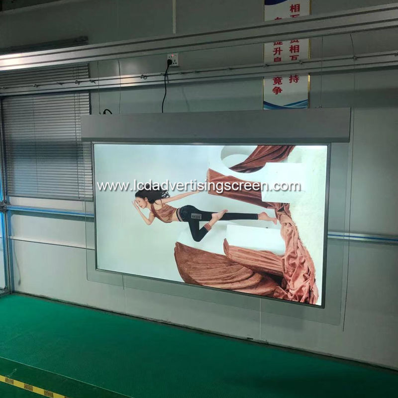 Top Ceiling Oled Transparent advertising Indoor double sided Digital Signage