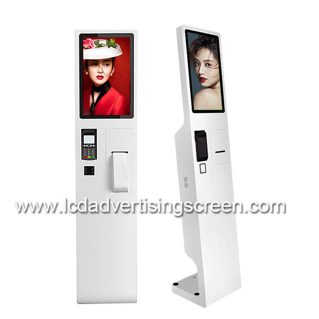 21.5 Inch PCAP Touch Self Service Payment Kiosk With NFC Scanner