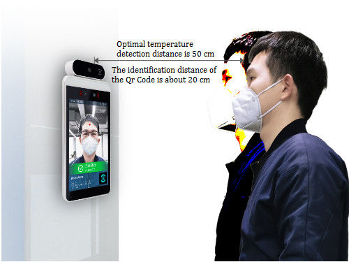 EU QR Code IP65 Face Recognition Scanner With MIPS Access Control System