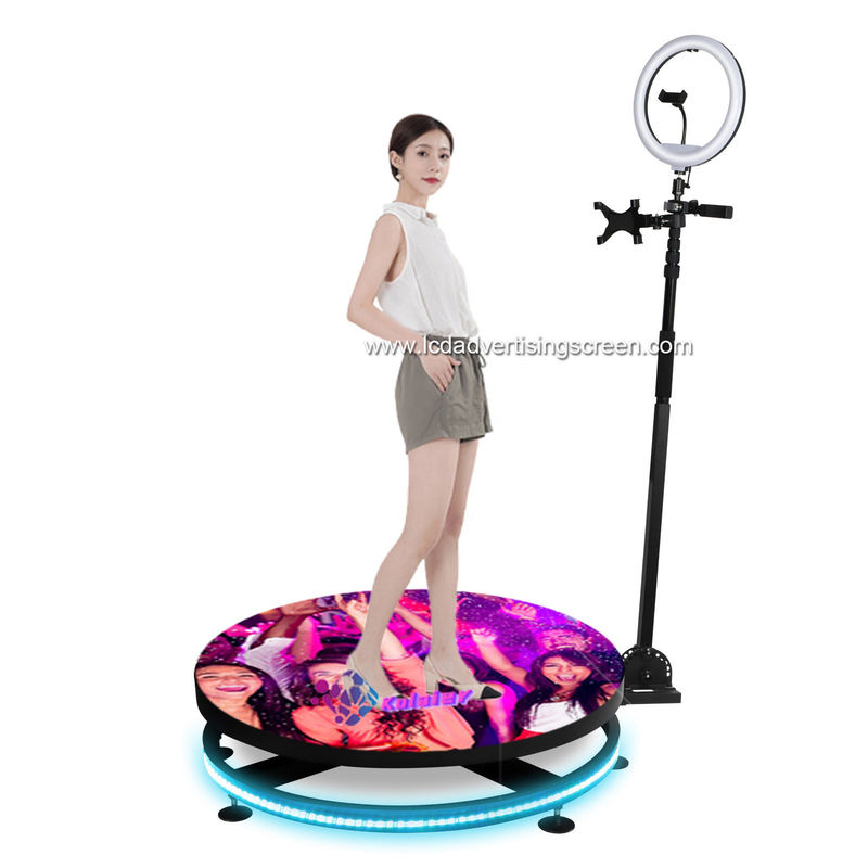 Live Show 360 Degree Rotation Selfie Photo Booth Stand For Wedding Party