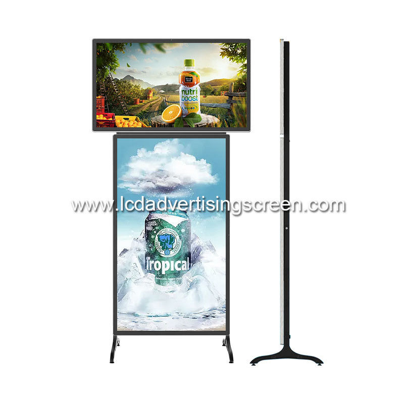 Dual IPS LCD Screen Advertising Media Player 1920x1080P
