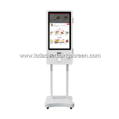 Restaurant Self Service LCD Capacitive Touch Screen Kiosk 1920x1080