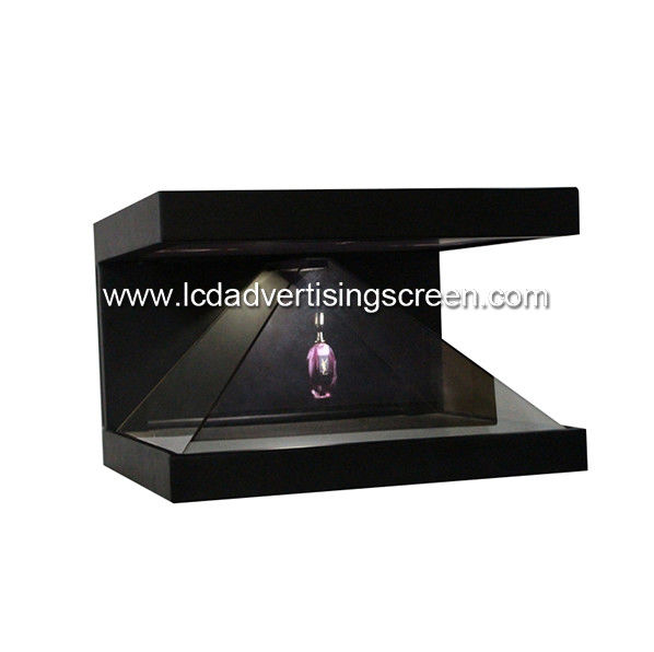 Desktop LCD 3D Holographic Display 3 Side and Touch Screen for Showcase Jewelry