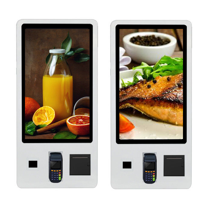 Self Service Capacitive Touch Bill Payment Kiosk Automatic Ordering