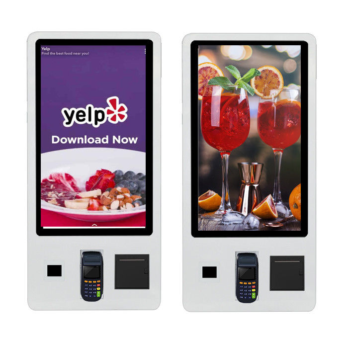 Self Service Capacitive Touch Bill Payment Kiosk Automatic Ordering