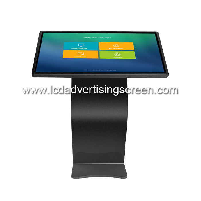 49 Inch Black LCD Capacitive Touch Screen All in One Display Kiosk with Win10 System