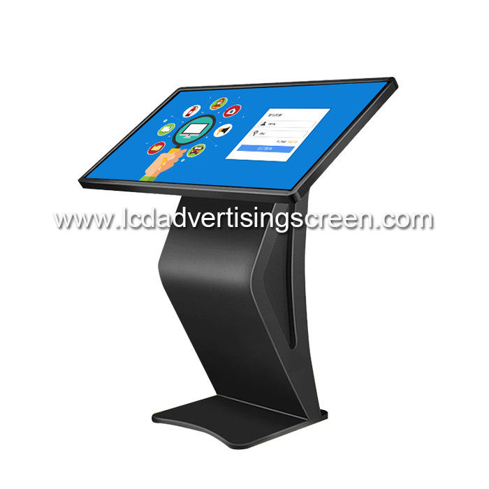 49 Inch Black LCD Capacitive Touch Screen All in One Display Kiosk with Win10 System