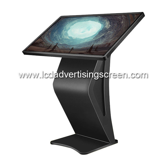 49 Inch Black LCD Capacitive Touch Screen All in One Display Kiosk with Win10 System