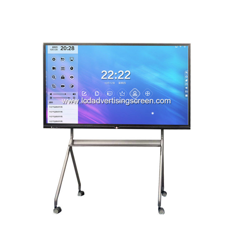 450cd/m2 75" Touch Screen Interactive Whiteboard For Classroom